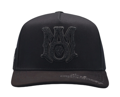 AM BLACK SNAPBACK
