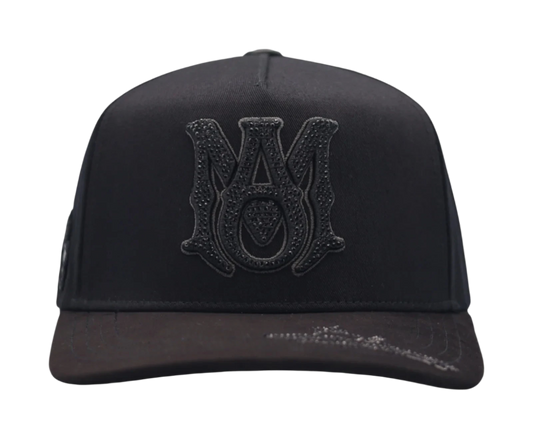 AM BLACK SNAPBACK